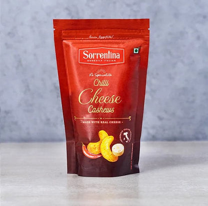 Chilli & Cheese Cashews (100 gms)- Made with Real Cheddar Cheese