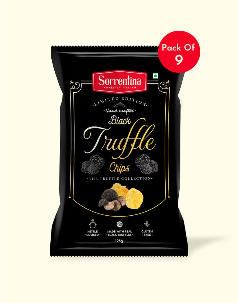 Black Truffle Chips 125gms x 9