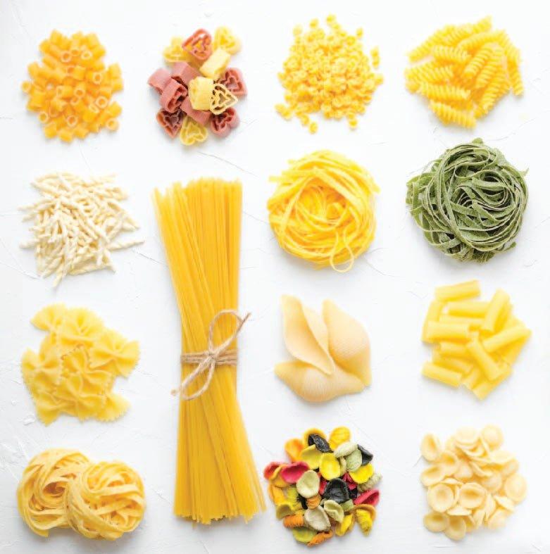 20 Different Pasta Shapes - Types of Pasta Shapes and Names