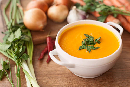 Carrot & Onion Soup With Ciabatta Recipe