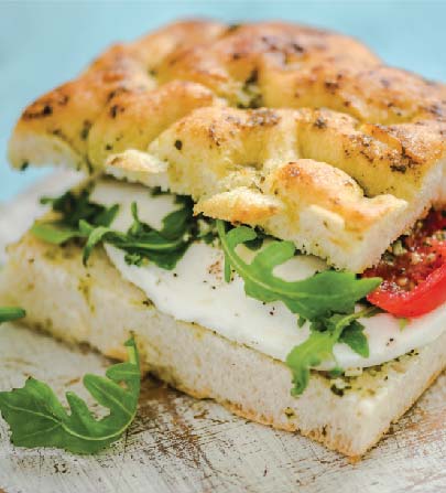 Mediterranean Focaccia Sandwich Recipe