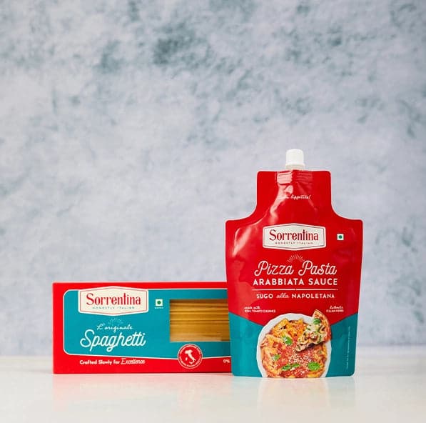 Arrabiata Sauce (400g)+ Spaghetti Pasta (500g)
