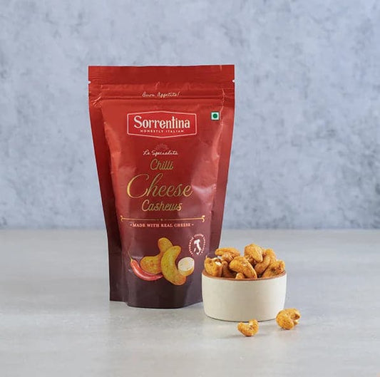Chilli & Cheese Cashews (100 gms)- Made with Real Cheddar Cheese