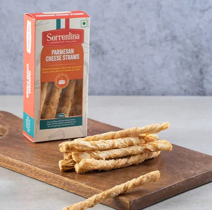 Parmesan Straws (180 gms) - Made with the Finest Butter & Parmesan Cheese