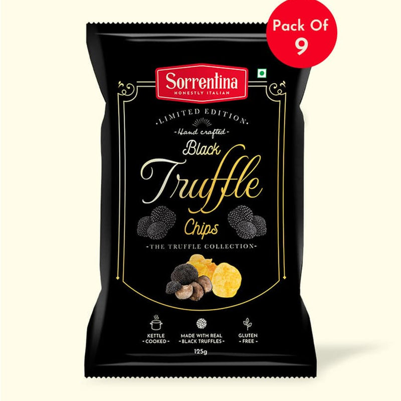 Black Truffle Chips (Pack of 9)