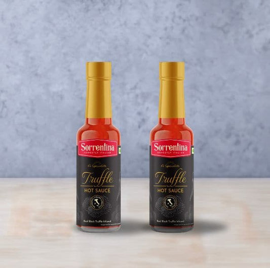 Truffle Hot Sauce (Pack of 2) - Made with Real Black Truffles and Farm Fresh Chillies