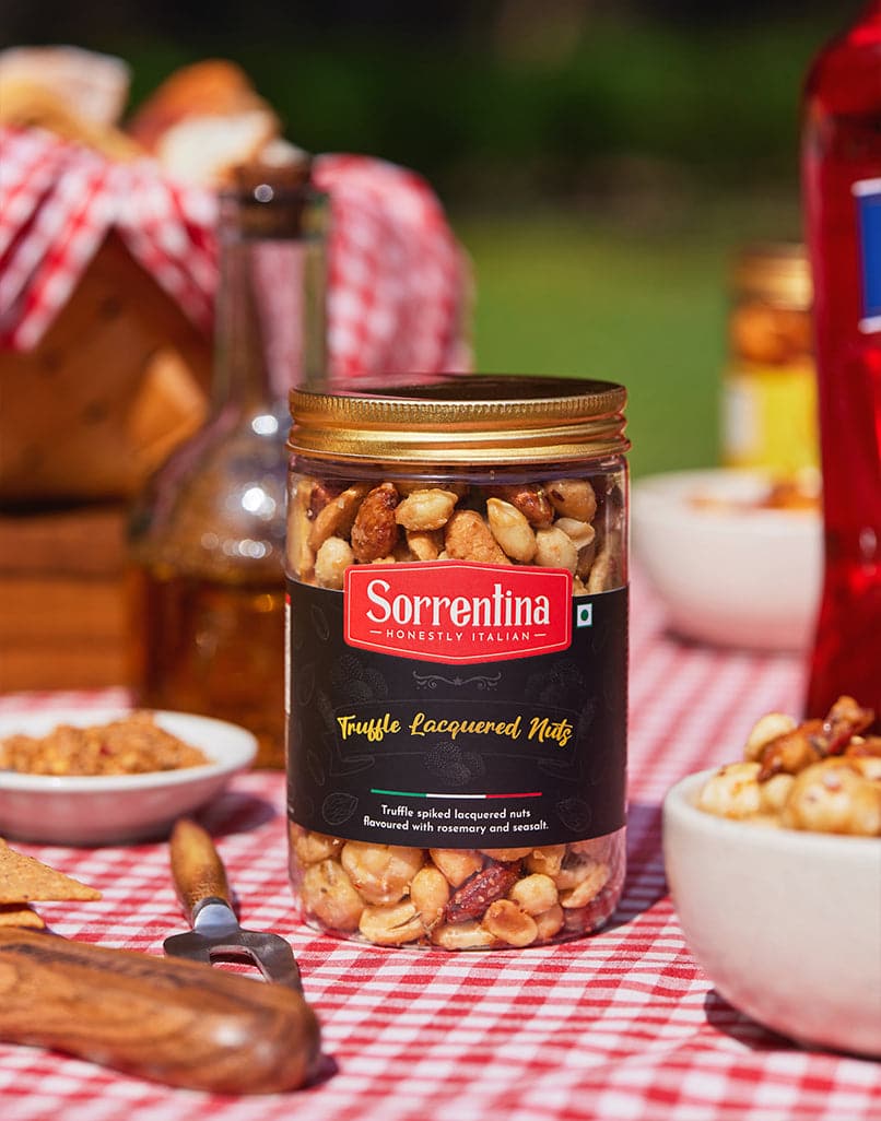 Truffle Lacquered Nuts (180 gms) - Almonds, Cashews, Peanuts & Foxnuts