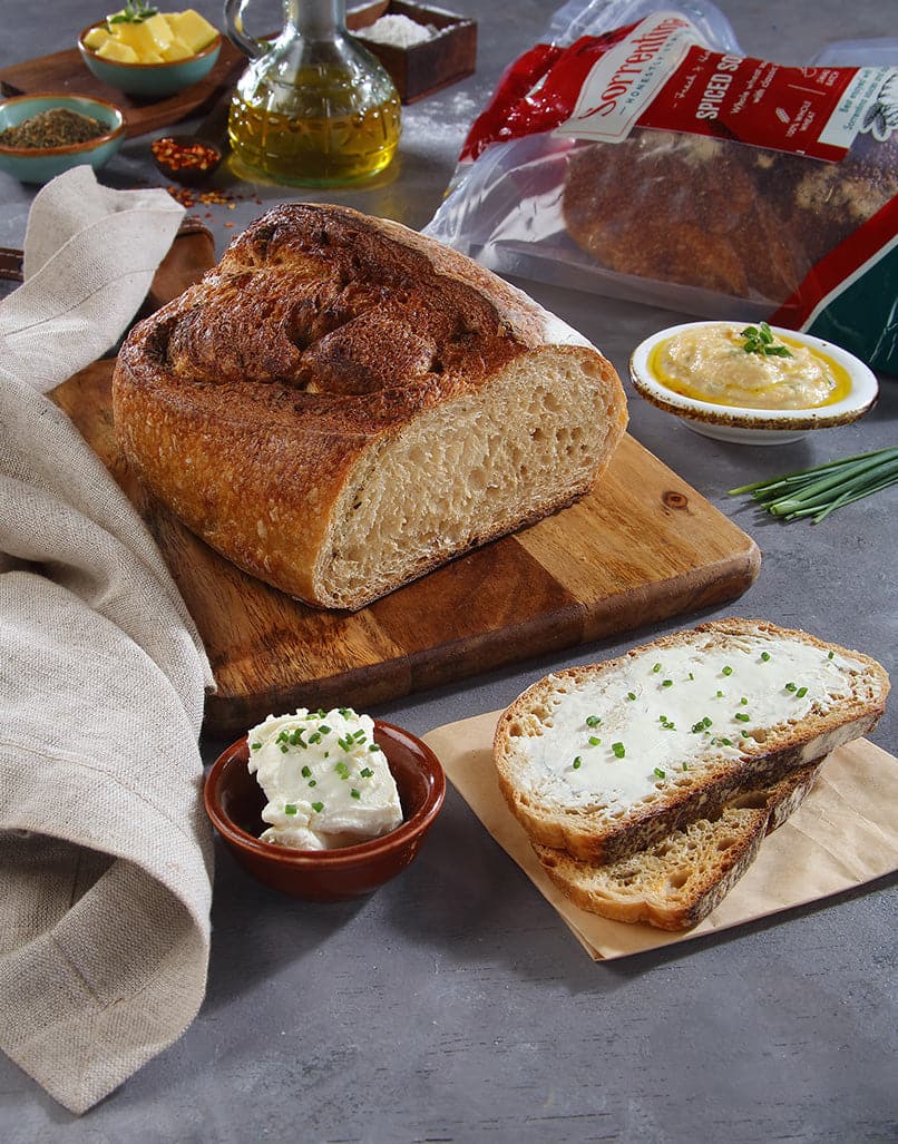 Whole Wheat Spiced Sourdough Bread